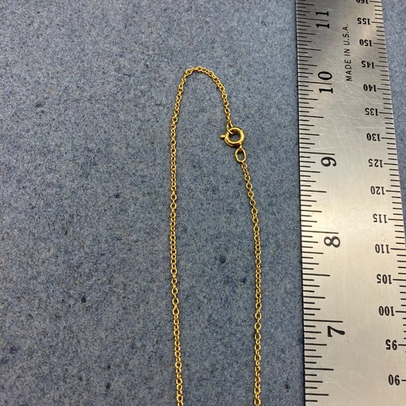 Kelly Waters Snowflake Pendant Pewter Necklace Gold Textured Delicate Chain Wint - Picture 8 of 13